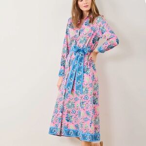 Printfresh Monaco Dress | Gardenscape - Pink Palace
